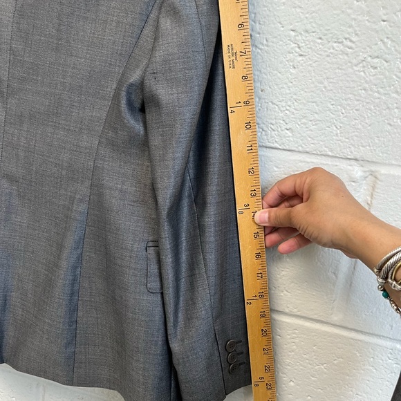 MaxMara Gray Wool & Silk Pantsuit Sz. 36 (US2) - Picture 9 of 16